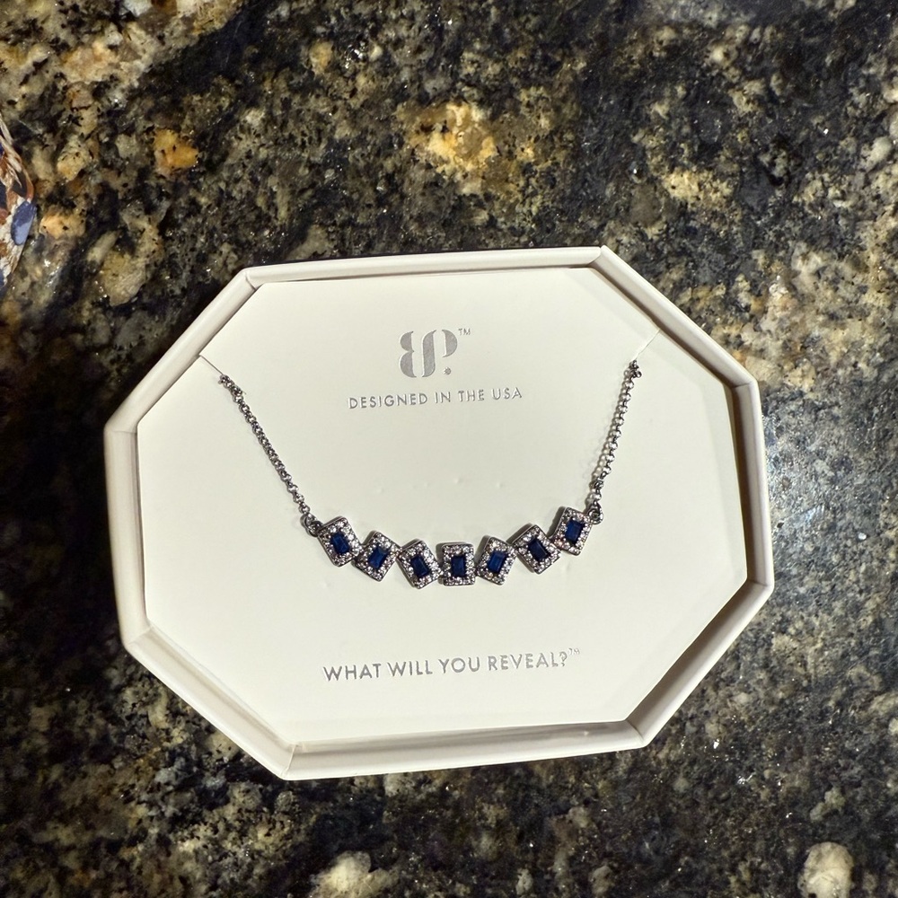 Bomb party sapphire necklace